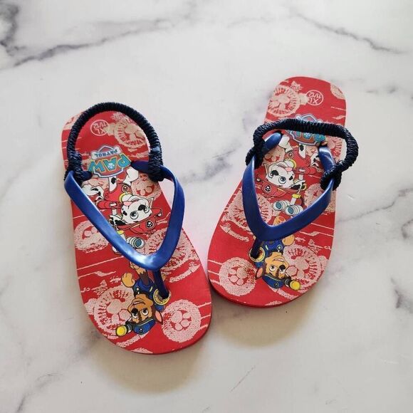 Paw Patrol summer swim sandals kids 11/12 Marshall puppy theme - Picture 1 of 4